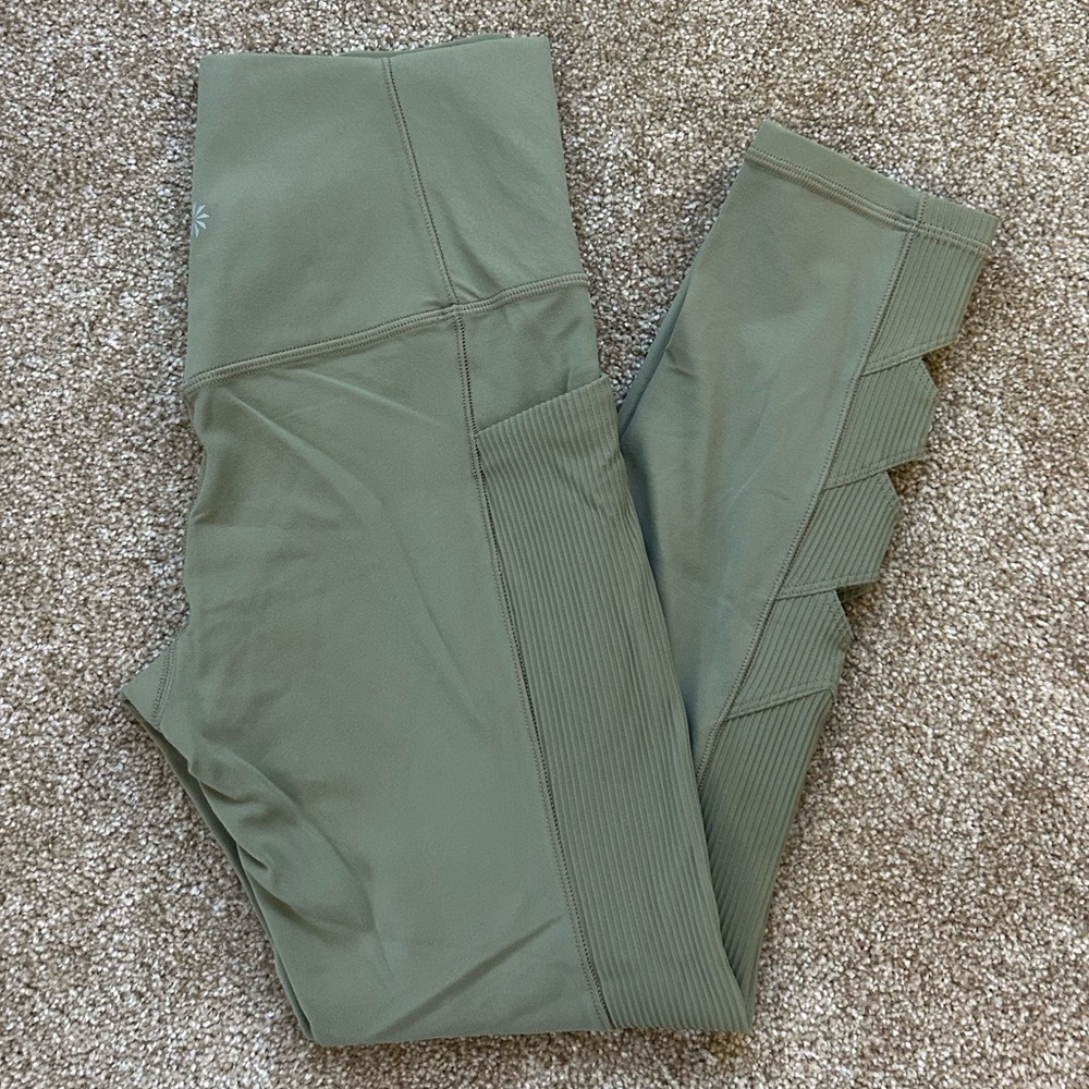 Athleta Green Leggings